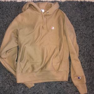 Tan Champion Hoodie